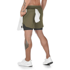 Camo 2-in-1 Running Shorts