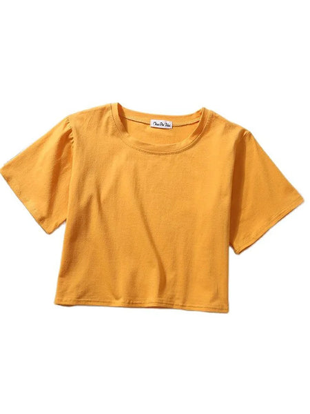 Women's Cotton Crop T-Shirts