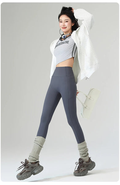 Fleece Sharkskin Leggings