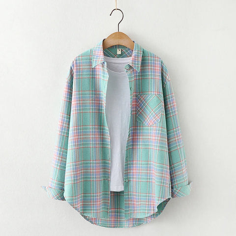 Women's Flannel Plaid Shirts