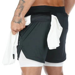 Camo 2-in-1 Running Shorts