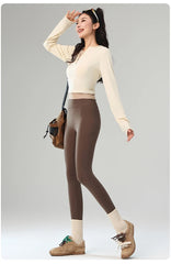 Fleece Sharkskin Leggings