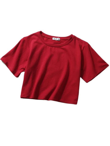 Women's Cotton Crop T-Shirts